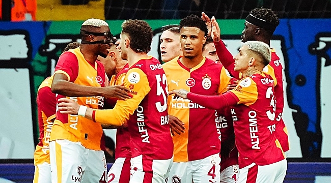 Galatasaray Rize'de çok rahat
