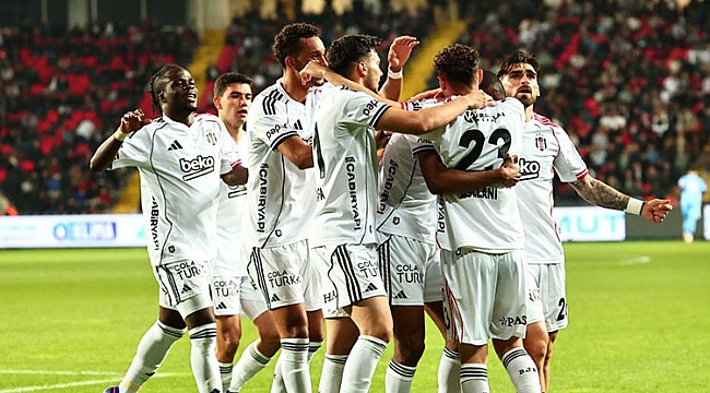 Beşiktaş, Antep'te kazandı