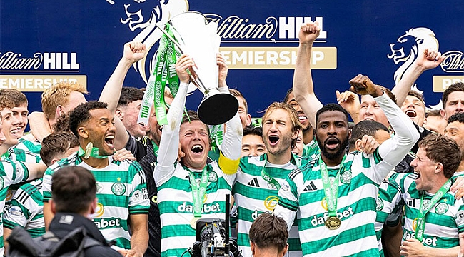 İskoçya Ligi'nden şampiyon Celtic