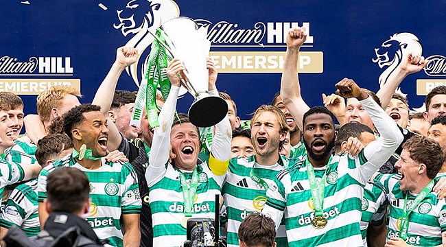 İskoçya Ligi'nden şampiyon Celtic