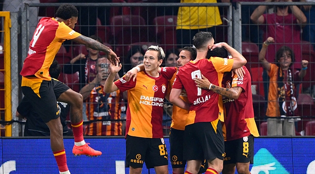 Galatasaray 3 puanı 3 golle aldı