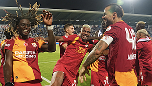 Galatasaray galibiyeti böyle kutladı! İşte o anlar