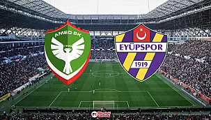 Amedspor - Eyüpspor Hangi Kanalda? Maç Saati ve Yayın Bilgisi