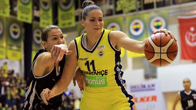 Kadınlardaki derbi de Fenerbahçe'nin: 66-47