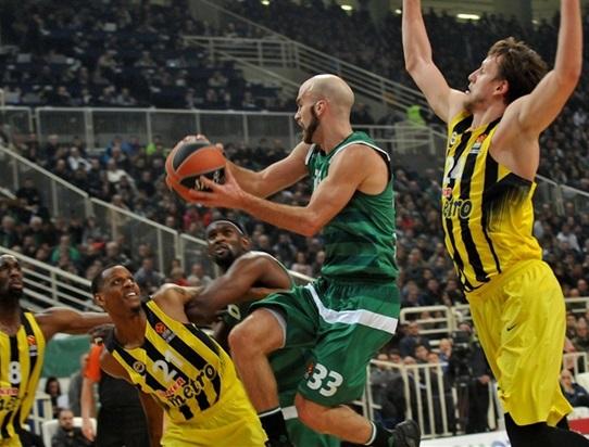 Fenerbahçe Atina'dan eli boş dönüyor: 70-81