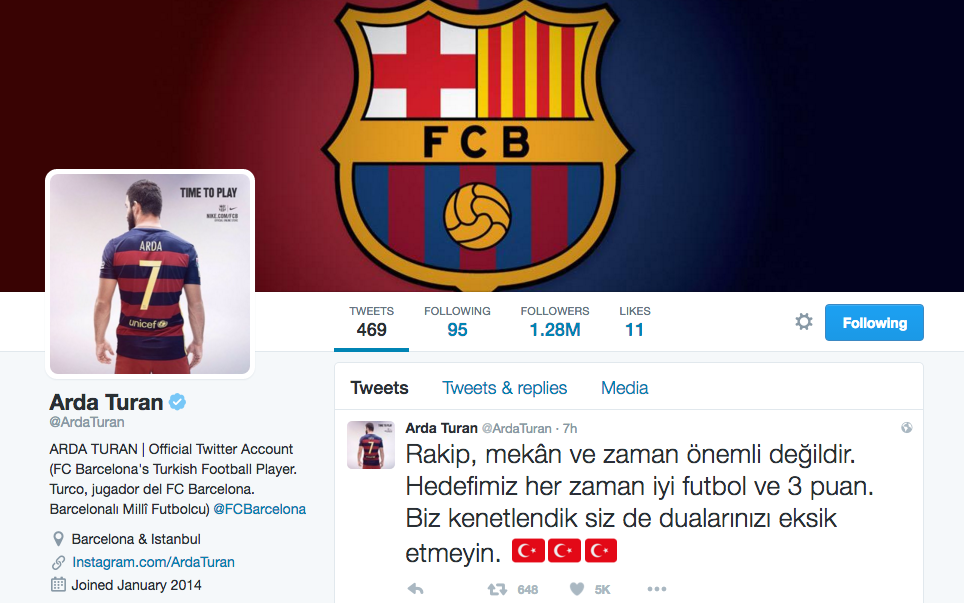 Arda: Rakip ve mekan önemli değildir
