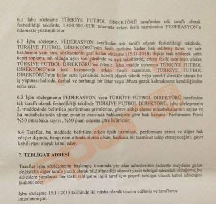 İşte Terim'in sözleşmesi