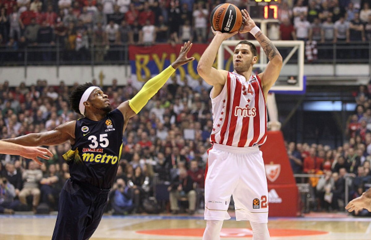 Fenerbahçe Belgrad'tan çıkamadı: 73-75