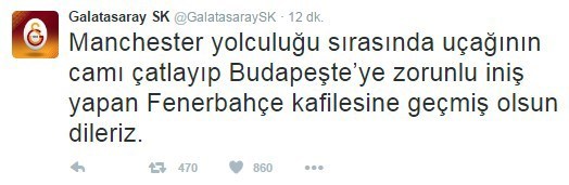 Ezeli rakiplerden mesaj
