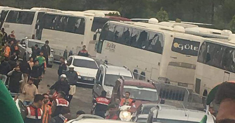 Yine futbol terörü: Alanya'da olaylar çıktı