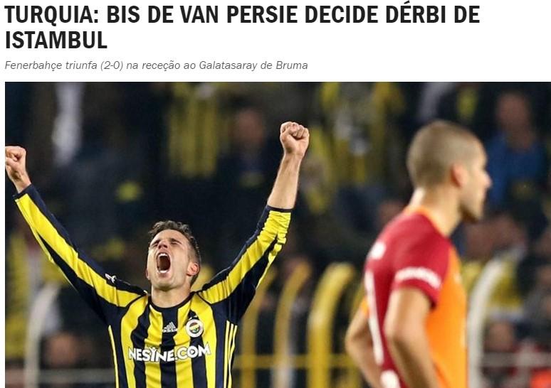 Record: İstanbul derbisinin kararını van Persie verdi