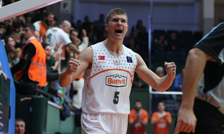 Banvit Monaco'yu farklı devirdi: 79-65