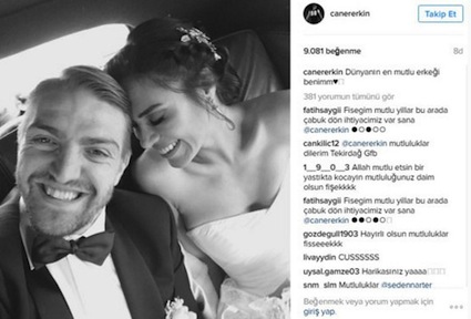 Caner: Dünyanın en mutlu erkeği benim