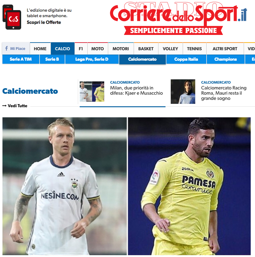 İddia: Milan Ocak'ta Kjaer'i transfer edecek