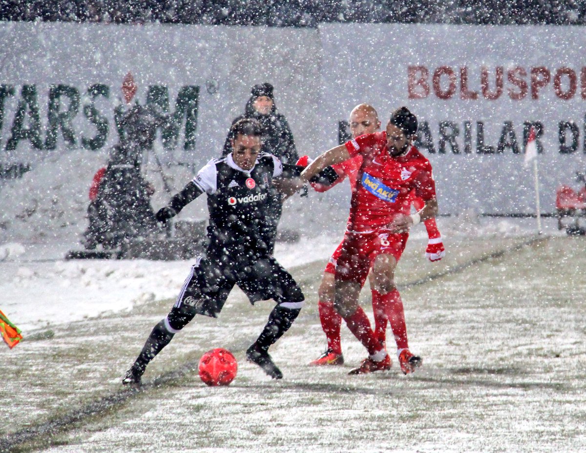 Beşiktaş Bolu'da kartopu oynadı: 1-1