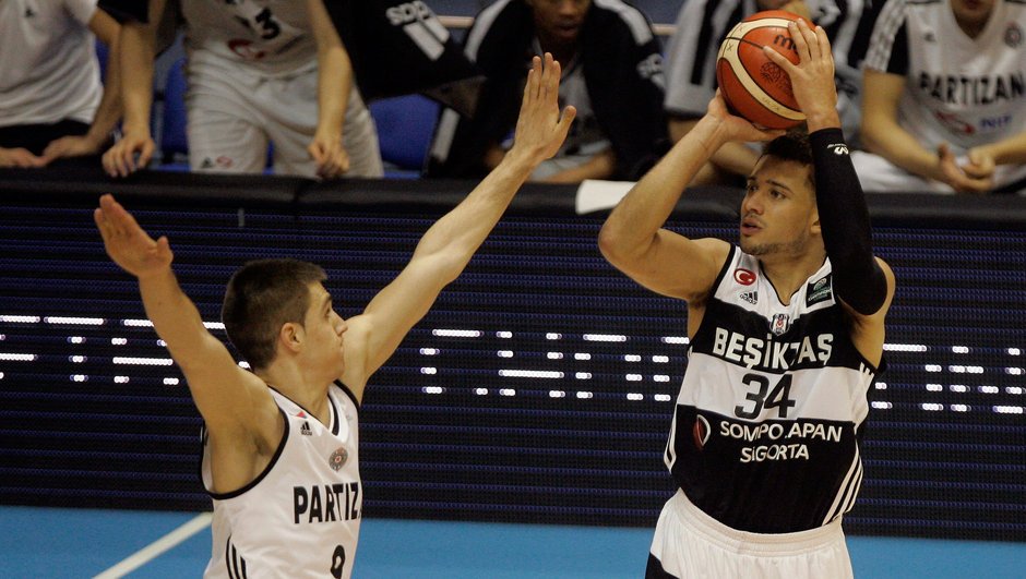 Beşiktaş Partizan'a boyun eğdi: 71-86