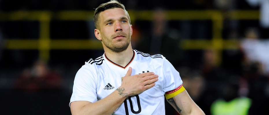 Podolski'ye övgü yağmuru