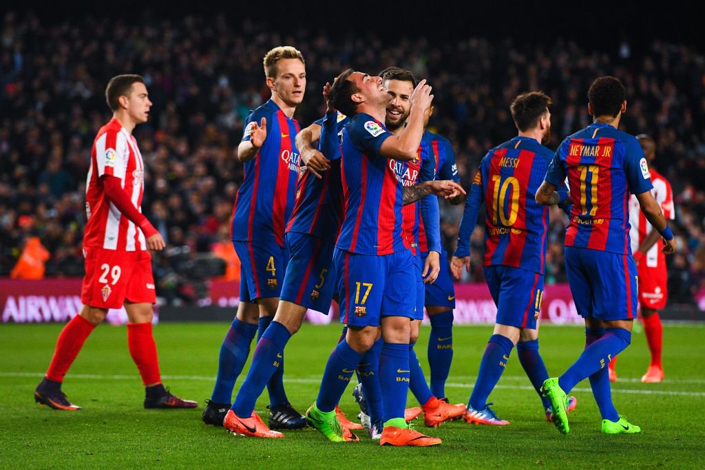 Barcelona gol oldu yağdı
