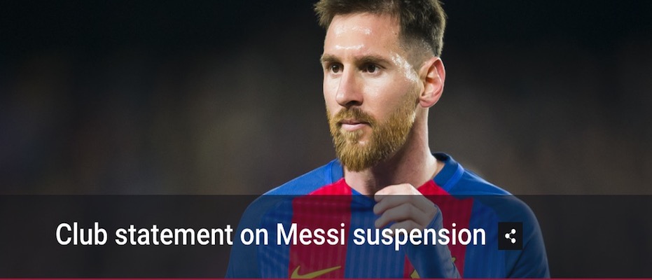 Barcelona FIFA'ya çok öfkeli