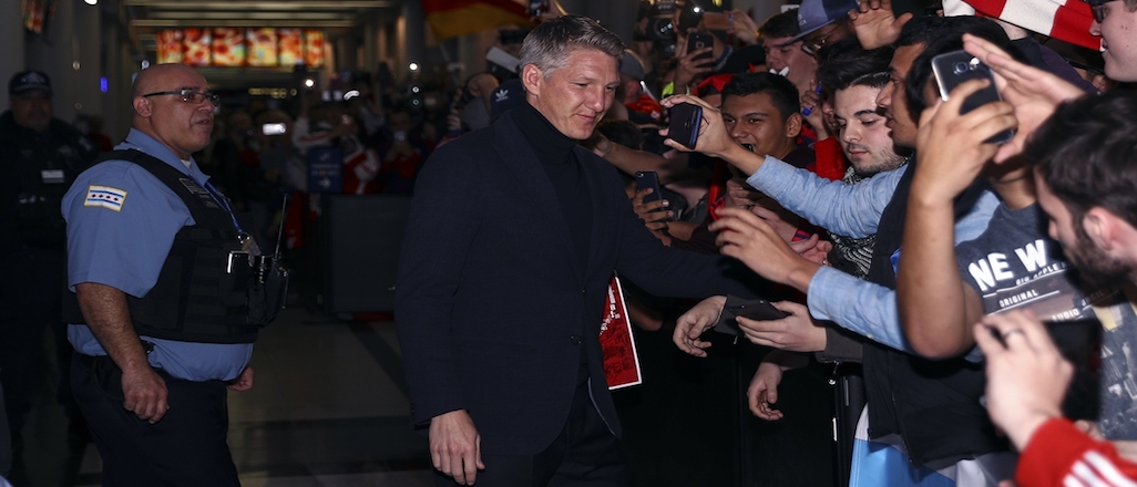 Schweinsteiger ABD'de kahraman gibi karşılandı