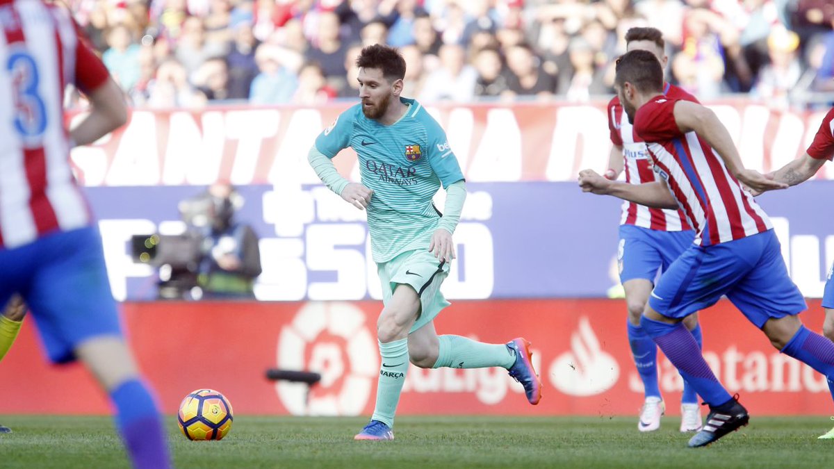 Vicente Calderon'da kilidi Messi açtı!
