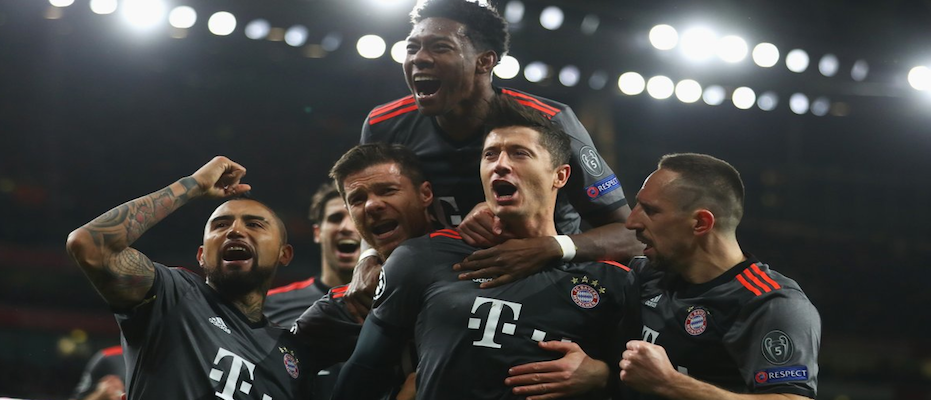 Bayern Arsenal'i yine ezdi