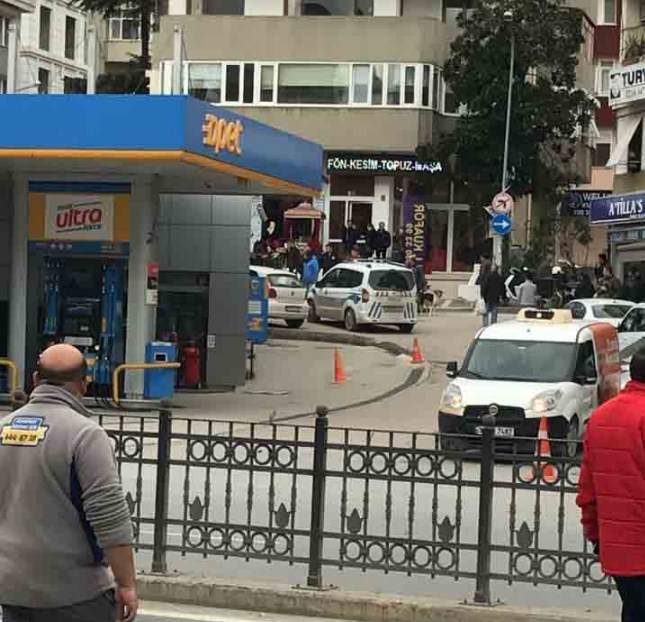 Ülker Stadyumu'nun önünde silah sesleri!