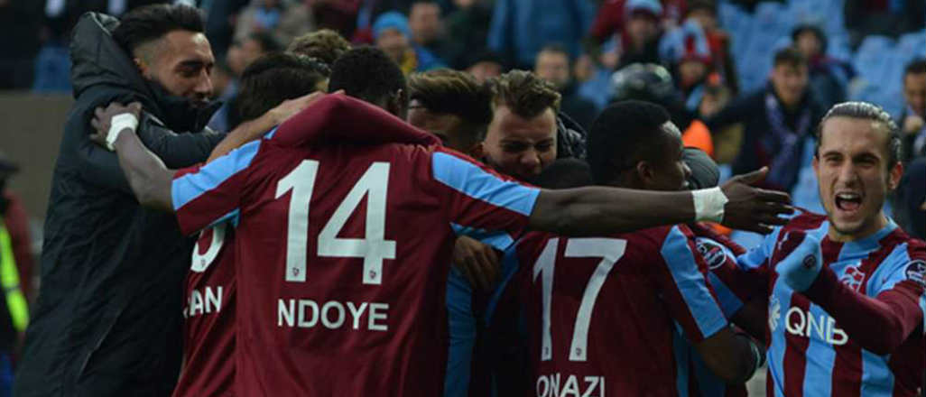 Trabzonspor 2017'de Avrupa'ya damga vurdu