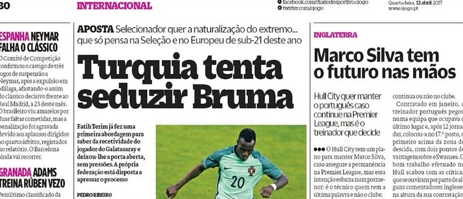 Fatih Terim, Bruma'yı istiyor