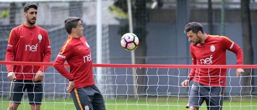 Galatasaray'da derbi hazırlıkları sürdürüyor