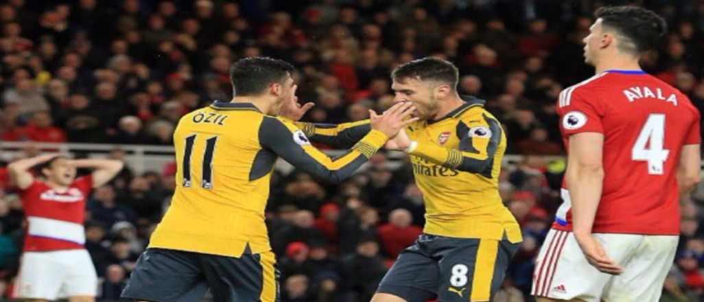 Arsenal Mesut'la kazandı