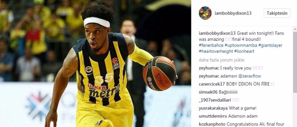 Bobby Dixon'dan final-four paylaşımı