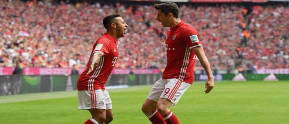 Lewandowski'li Bayern durdurulamıyor