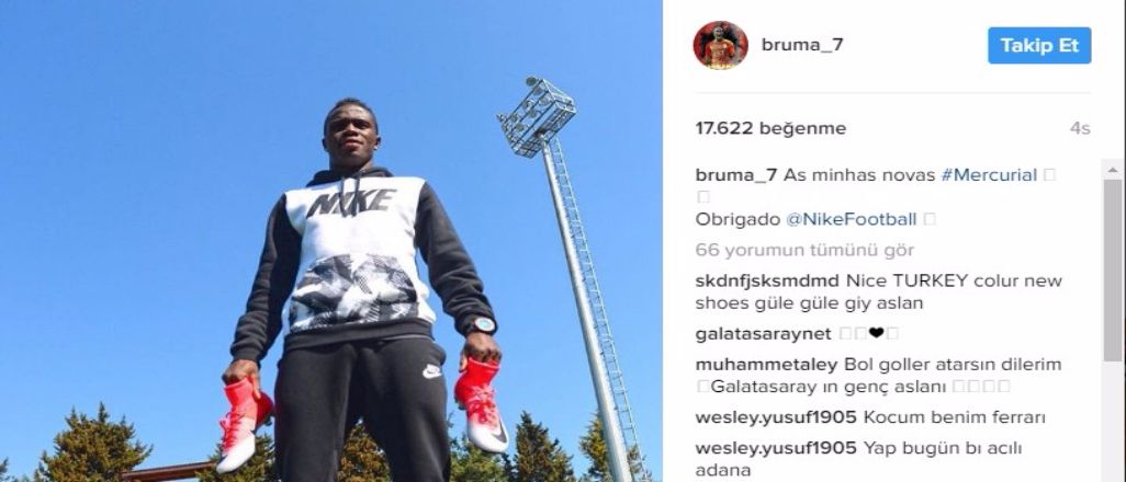 Bruma yeni ayakkabılarını tanıttı