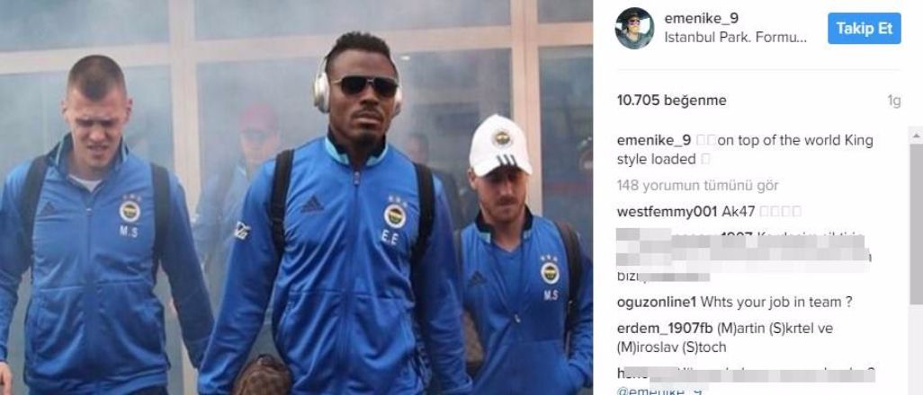 Emenike kendini müziğe verdi