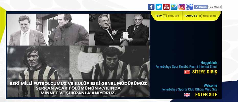 Fenerbahçe'nin unutulmaz ismi Serkan Acar anıldı