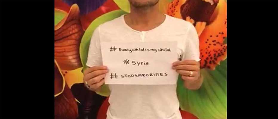 İtalyan efsanesi Totti Suriyeli çocuklar için dünyaya mesaj gönderdi