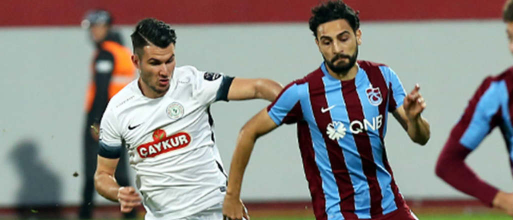 Trabzonspor Rize deplasmanında