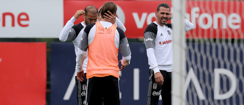 Beşiktaş idmanında gerginlik