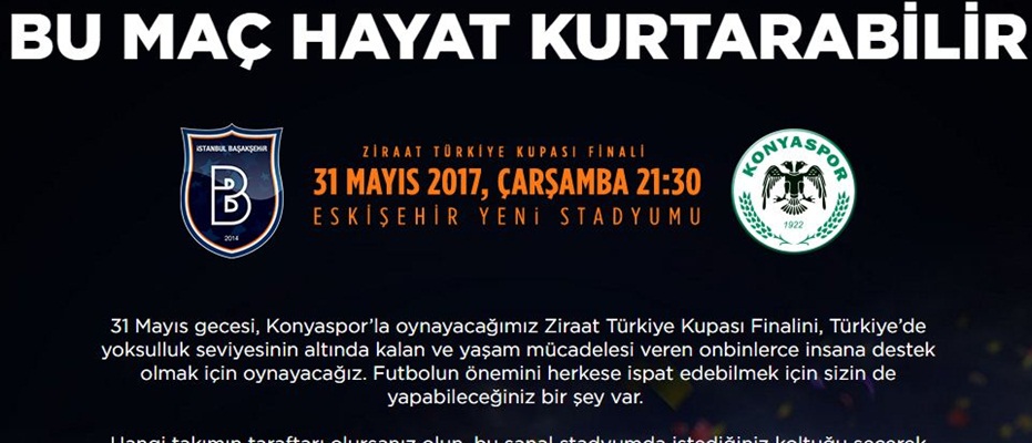 Başakşehir'den anlamlı kampanya
