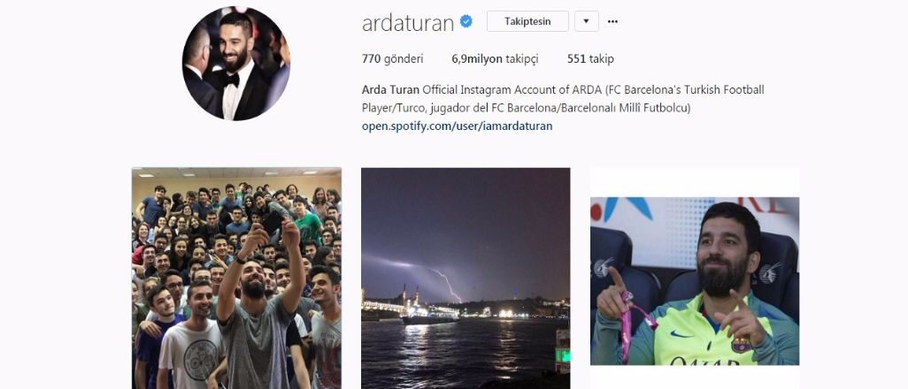 Arda Turan Galatasaray Lisesi'nde