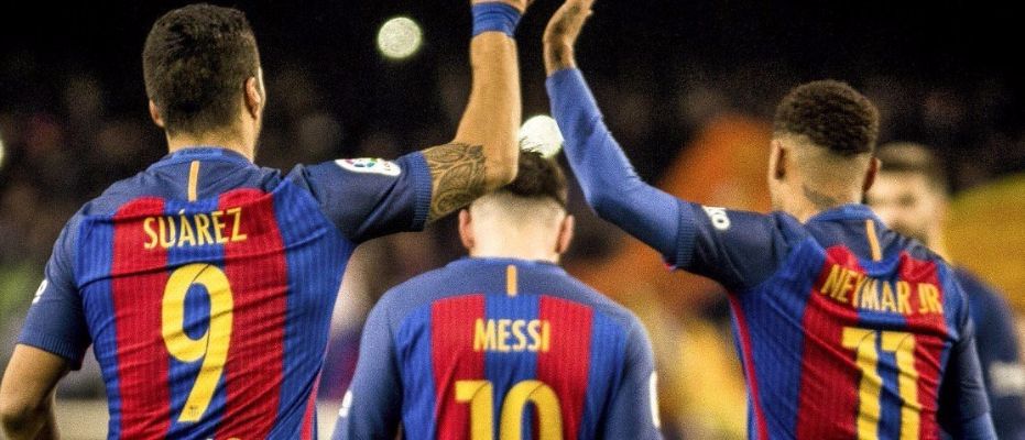 Barcelona MSN'le kazandı