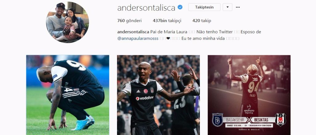 Talisca'dan dini paylaşım