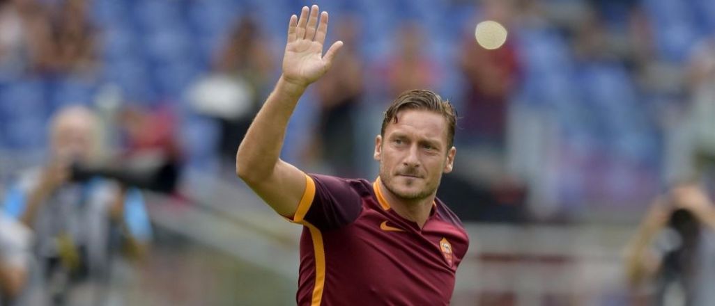 Francesco Totti veda ediyor