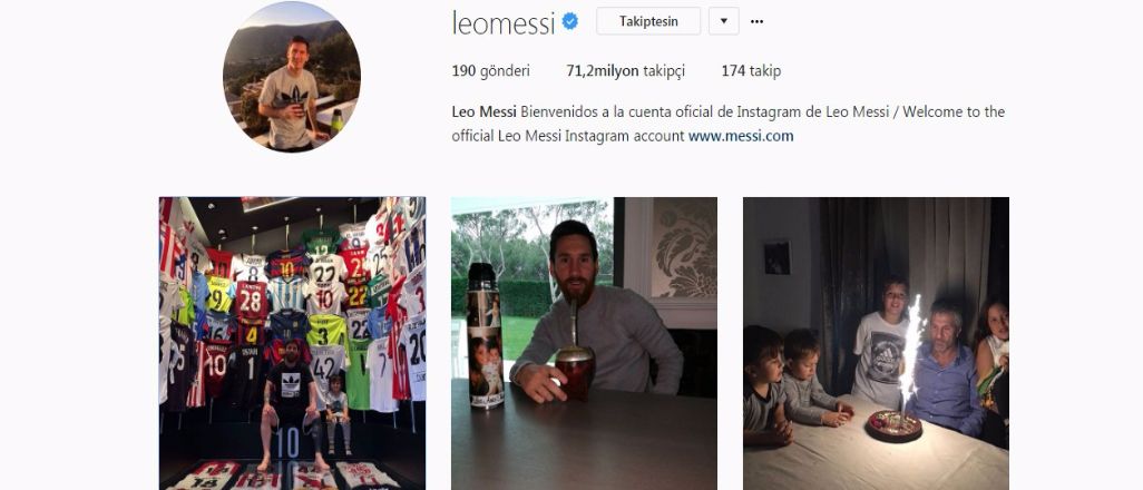 Messi'nin çılgın forma koleksiyonu