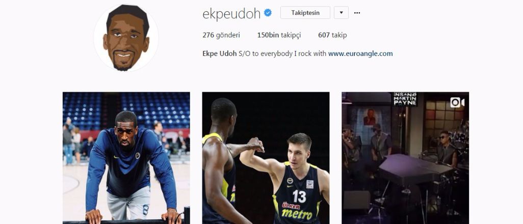 Ekpe Udoh'tan doğum günü paylaşımı