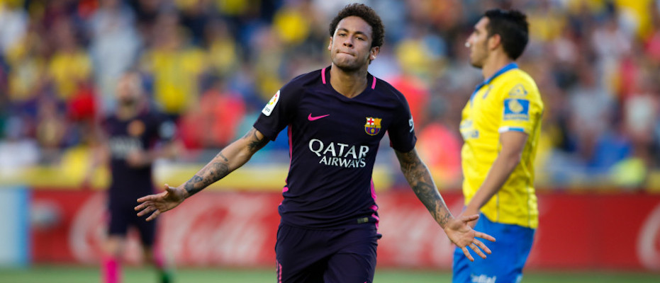 Neymar coştu, Barça uçtu